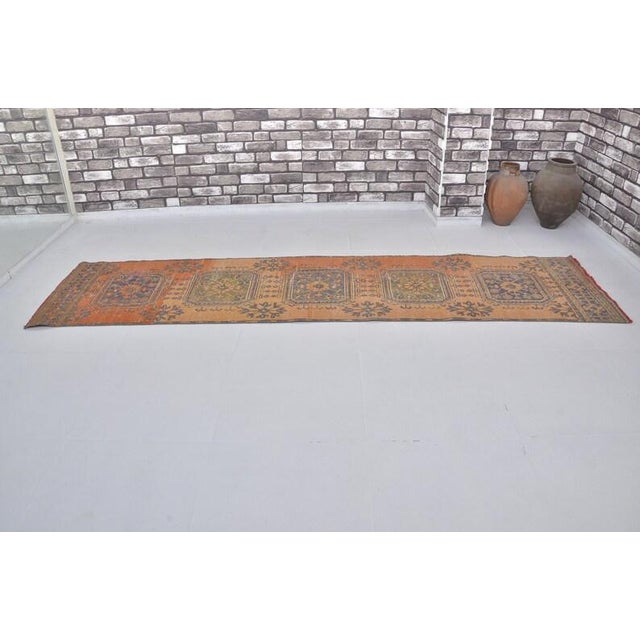 Handmade wool carpet in Turkish Anatolia , Vintage Oushak Rug,Turkish Vintage Anatolian Rug, Handmade wool Rug . One Of...