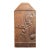Vintage Hand Carved Wood Judaica Relief Plaque Rabbi Shofar Signed Gerber 1955 For Sale