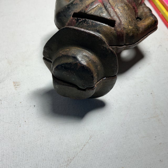 Metal Antique Ac Williams Cast Iron Still Bank For Sale - Image 7 of 10