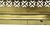 Metal Antique Brass Fender Fireplace Screen With Paw Feet C1920 For Sale - Image 7 of 12