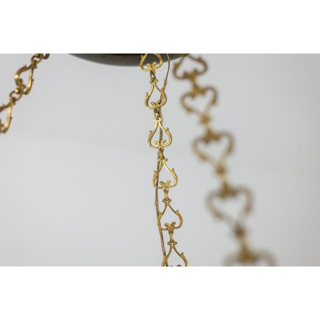 Brown Vintage Empire Style Chandelier in Gilt Bronze from Maison Baguès, 1950s For Sale - Image 8 of 13