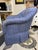 Textile 21st Century Vintage Designer Kravet Swivel Chair For Sale - Image 7 of 9