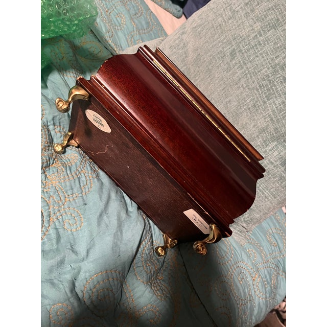 Wood Vintage Mahogany Jewelry Box From “The Commodore” Collection by Rosalco For Sale - Image 7 of 12