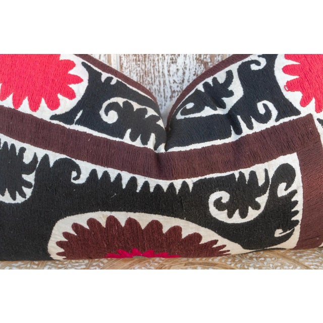 Tahmina Gul Suzani Lumbar Pillow For Sale - Image 4 of 9