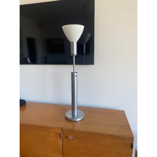 Mid-Century Modern Vintage Nessen Metal Table Lamp For Sale - Image 3 of 15