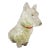White Westie Dog Garden Ornament Reconstituted Stone, English Mid 20th C. For Sale
