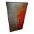 Turquoise and Orange Abstract Painting on Canvas For Sale