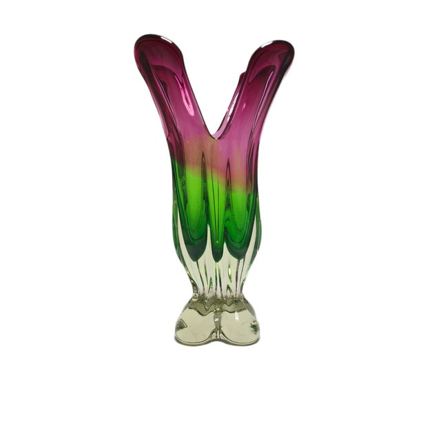 Vase by J. Hospodka for Chribska Glassworks, Former Czechoslovakia, 1960s For Sale - Image 6 of 18
