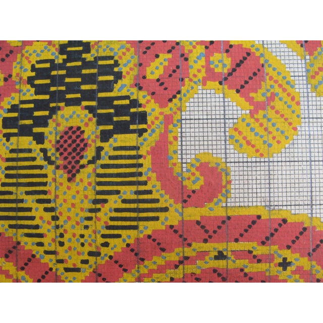 Late 19th Century Antique French Textile Design For Sale - Image 5 of 7