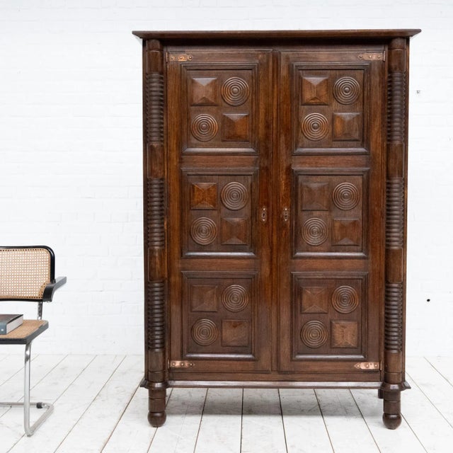 Vintage Cabinet by Charles Dudouyt, 1940s For Sale - Image 11 of 11