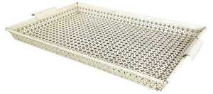 French Modernist Rigituelle Tray in Metal by Mathieu Matégot, 1950s