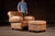 c. 1990s-2000s; Preston Hill Ltd. - Granville, OH Comfortable oversized club chair with matching ottoman upholstered in...