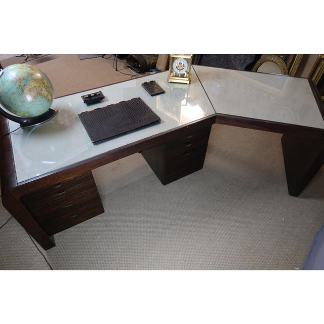Art Deco Style Desk, 1940s For Sale - Image 14 of 15