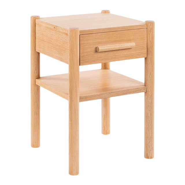 Lombardy Nightstand Small in Natural Oak Chairish