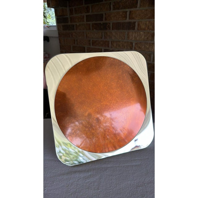 Chrome 1960s Mid Century Modern Bouilett Bourdelle Serving Tray Elegant Entertaining Minimalist Luxury (#2pr) - Set of 2 For Sale - Image 8 of 17