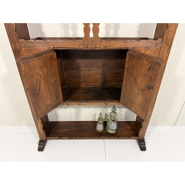Antique Rustic Wall Unit Plate Cabinet, 1900s For Sale - Image 13 of 18