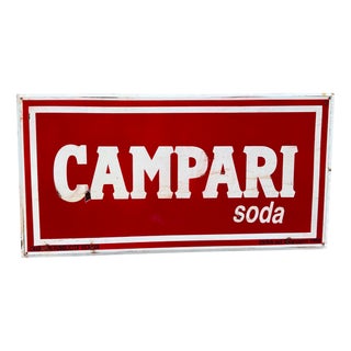Campari Soda Sign, 1960s For Sale