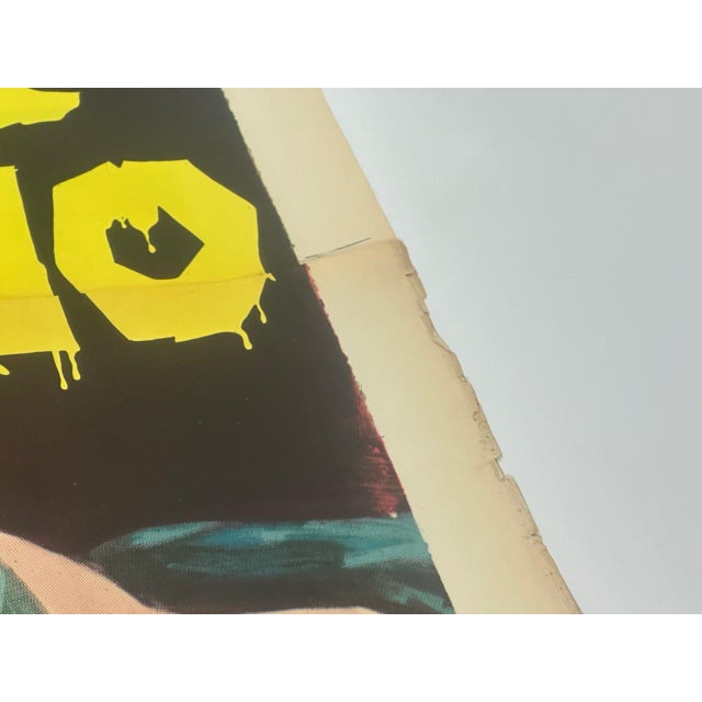 Paper Vintage Italian Movie Poster the Strangler, 1964 For Sale - Image 7 of 10