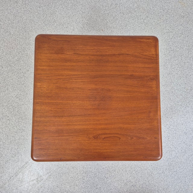 Brown Danish Teak Coffee Table by Niels Bach, 1960s For Sale - Image 8 of 11