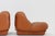 1970s Vintage Nuvolone Lounge Chairs in Cognac Leather from Mimo Padova, Italy, 1970s, Set of 2 For Sale - Image 5 of 11