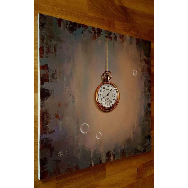Oil painting, 2019. Certificate of authenticity by the author. In this piece, I've melded the tangible depth of realism...