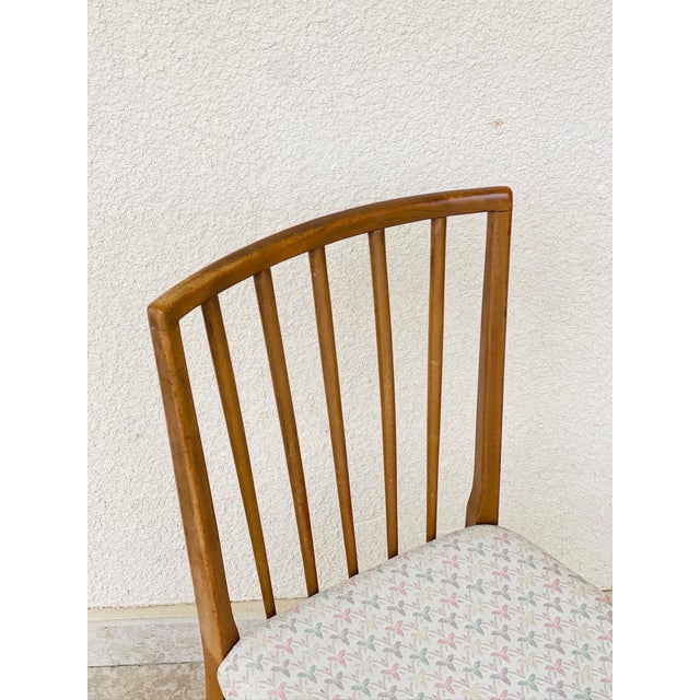 Vintage Scandinavian Chairs in Wood and Fabric, 1960s, Set of 2 For Sale - Image 9 of 11