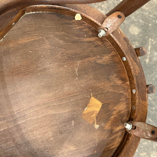 Set of 5 Thonet Bentwood Barstools For Sale - Image 9 of 12