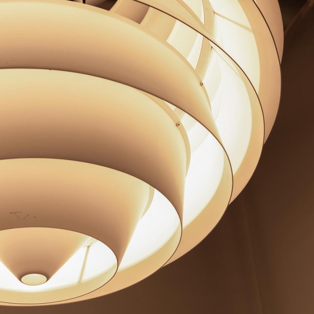 Danish Pendant Lamp Ph Louvre by Poul Henningsen for Louis Poulsen, 1957 For Sale - Image 12 of 18