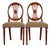 Hepplewhite Carved Mahogany Side Chairs or Dining Chairs by Bevan Funnell, Pair For Sale