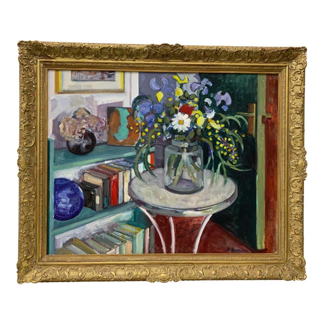 Rafael Duran Benet "Eucalyptus and Flowers" Still Life For Sale