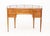 Biedermeier Biedermeier Style Demilune Walnut Desk For Sale - Image 3 of 9