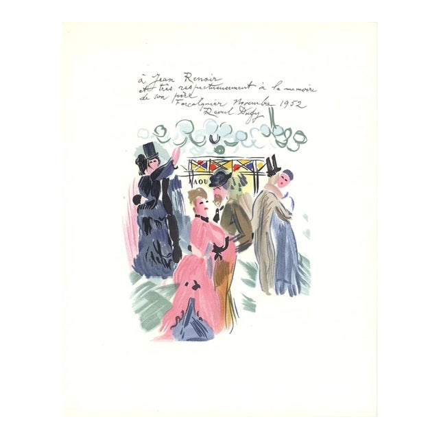1965 Raoul Dufy Lithograph 8 Homage a Renoir For Sale