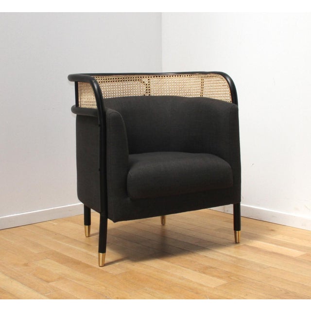 Black Vintage Living Room Set, Set of 3 For Sale - Image 8 of 9