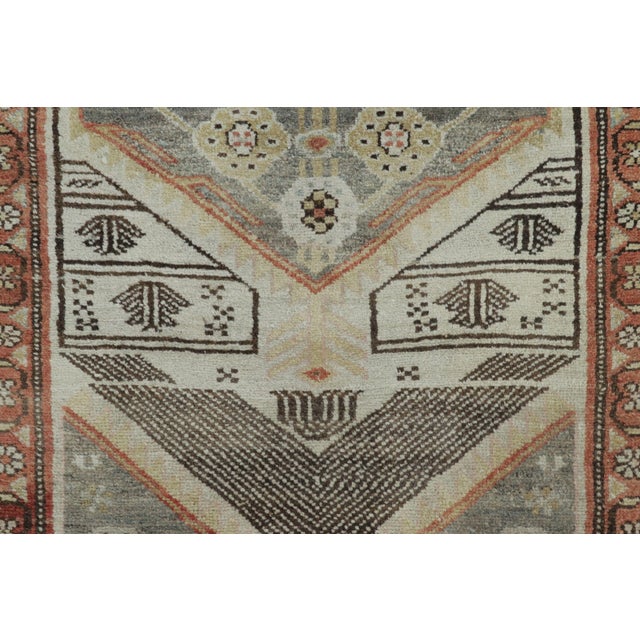 Traditional Antique Persian Sarab Extra-Long Runner With Geometric Medallions - Rug & Kilim For Sale - Image 3 of 7