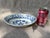 Vintage Hand Painted Blue Meissen Serving Dish For Sale - Image 9 of 15