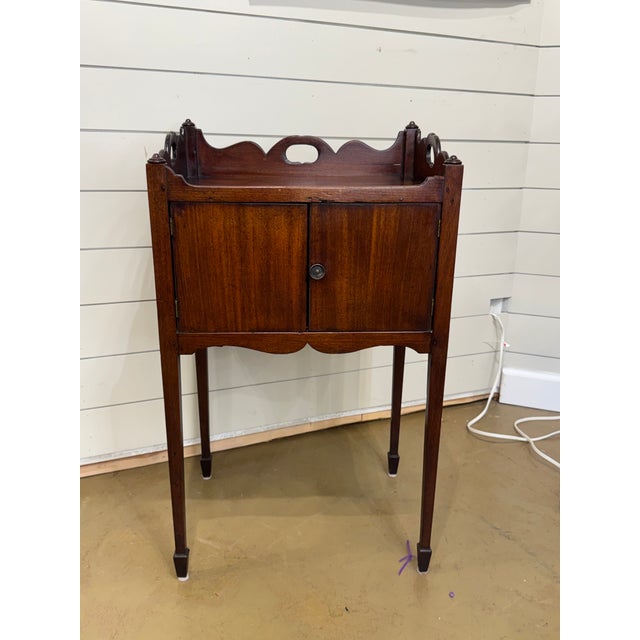 English Bedside Table For Sale - Image 9 of 9