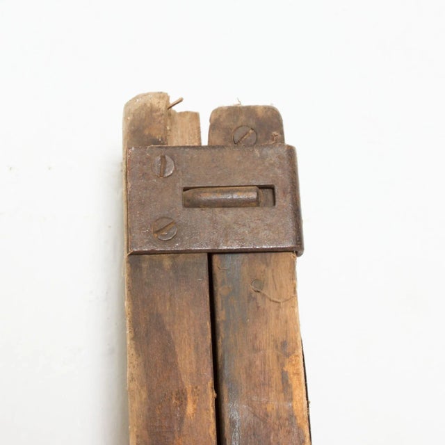 1940s 1940s Architect's Telescopic Survey Rule Wood Engineering Rod Measure For Sale - Image 5 of 7
