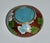 Red Vintage Mini Cloisonné Bowl W/Floral Design For Sale - Image 8 of 8