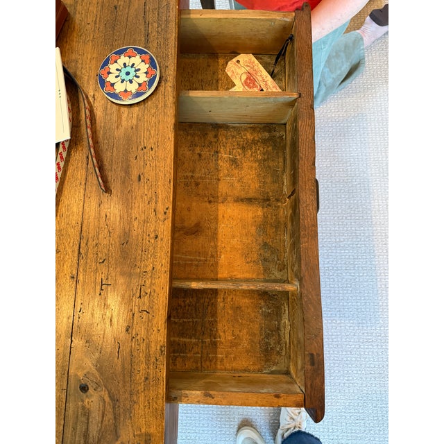 Wood French Provincial Farmhouse Table For Sale - Image 7 of 7