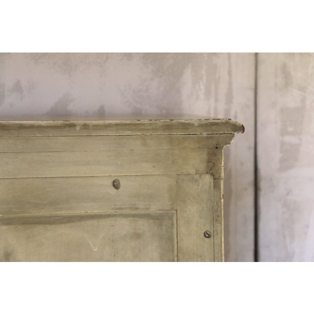 Antique Italian Painted Cabinet With Gold Leaf Accents, Circa 1930s For Sale - Image 18 of 18
