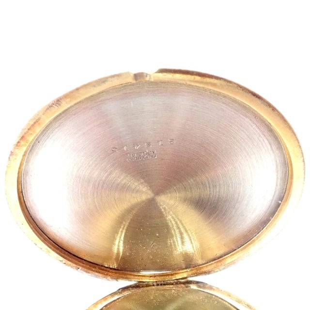 Tiffany & Co. Platinum Yellow Gold 18s Enamel Merimont Pocket Watch 1940 For Sale - Image 9 of 14