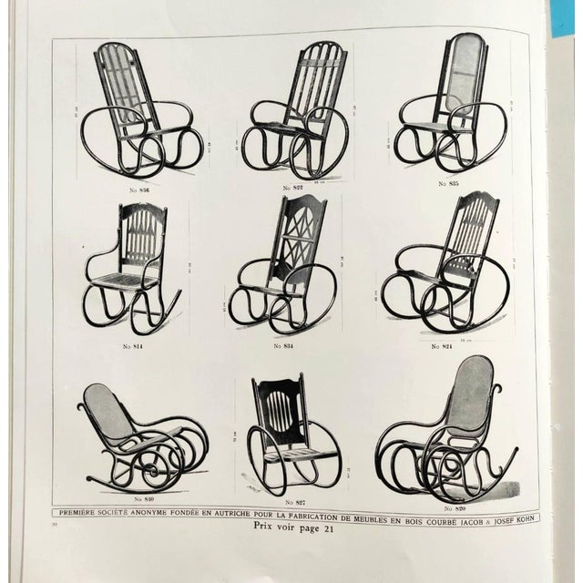 Rocking Chair from Jacob & Josef Kohn, Austria, 1900s For Sale - Image 11 of 12
