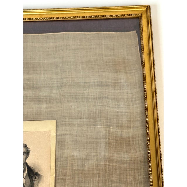 Sir Arthur Wellesley, 1st Duke of Wellington's Silk Handkerchief, Framed For Sale - Image 16 of 18