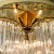 Triedri Crystal Gold-Plated Flush Mount from Venini, Italy For Sale - Image 9 of 14