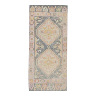 Modern Turkish Oushak Rug 3' x 6'7" For Sale