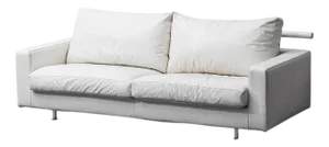 Patrick Model 3-Seater Sofa in White Leather from Flexform