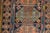 1930s Blue Geometric Tribal Antique Caucasian Shirvan Carpet 4' X 4'6'' Knotted Wool Rug For Sale - Image 10 of 11