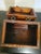 Wood Antique Tibetan Hand-Painted Wooden Longevity Box With Original Iron Hardware For Sale - Image 7 of 7