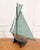 Carved Wooden Gaff Cutter Pond Yacht with original paint. England, circa 1940. For Sale - Image 4 of 11