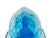 Glass 5.25" Crystal Blue Bodhisattva Samantabhadra on Elephant Figure For Sale - Image 7 of 10